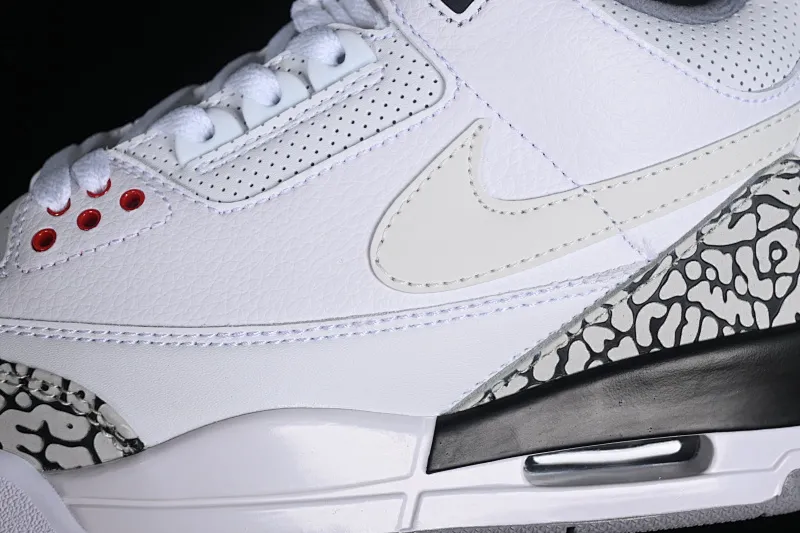 All categories Air Jordan Jordan series basketball shoes Air Jordan 3 Air Jordan 3 "Tinker Hatfield" AJ3 Joe 3 manuscript white cement hook AV6683-160